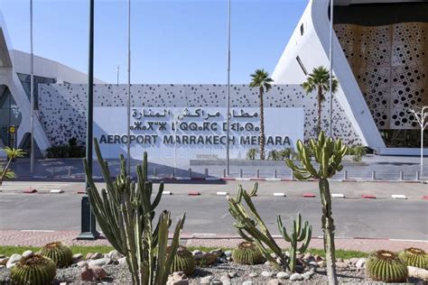 Aeroport Marrakech Menara Editorial Stock Image Image Of Exterior
