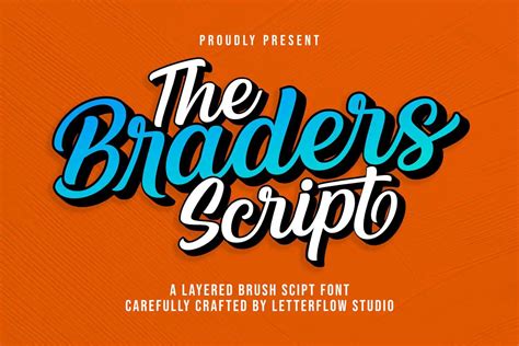 The Braders Script Font Dafont Free