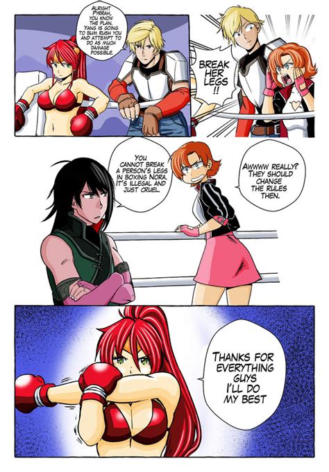 Yang Xiao Long Vs Pyrrha Nikos Comic Page 3 By Deadpoolthesecond On