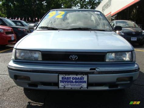 I have a 1992 toyota corolla dx i bought for 900$. 1992 Ice Blue Pearl Metallic Toyota Corolla DX Sedan #13888477 Photo #2 | GTCarLot.com - Car ...