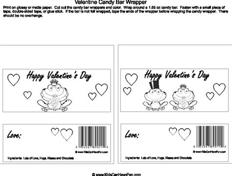 Während diese webseite immer aktualisiert wird, zeigen die folgenden seiten immer die ferientermine der hinweis für webmaster: Valentine Candy Wrappers to Color | Valentines candy bar ...