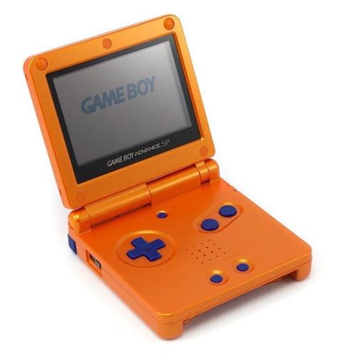 Nintendo Game Boy Advance Gba Sp Naruto Orange System Ags 101 Brighter