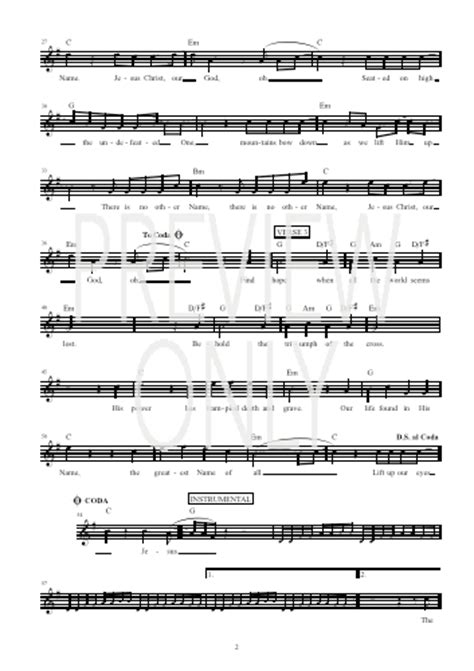 Music_notechords for no other name. No Other Name Lead Sheet, Lyrics, & Chords | Hillsong ...