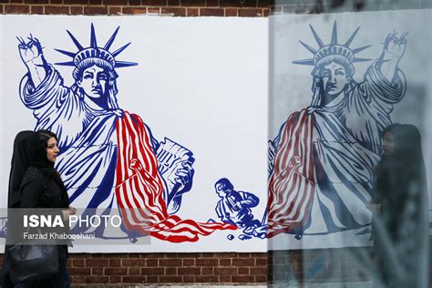 Iran Unveils New Anti Us Murals At Former Embassy