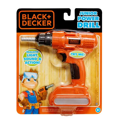 black decker jr electronic tool drill toys and games