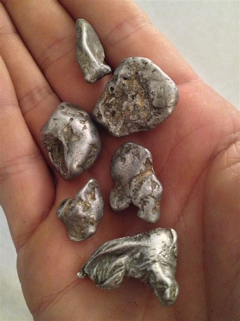Handful Of Placer Platinum From Washington State Minerals And
