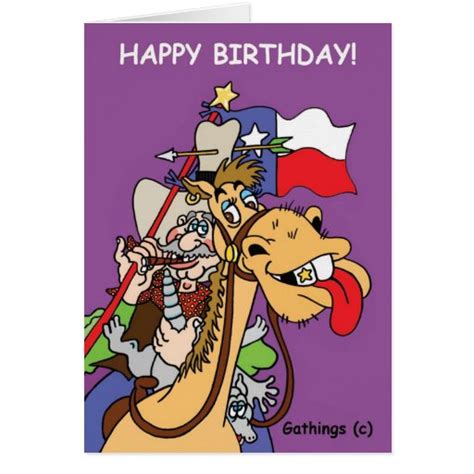 Texas Birthday Card Zazzle