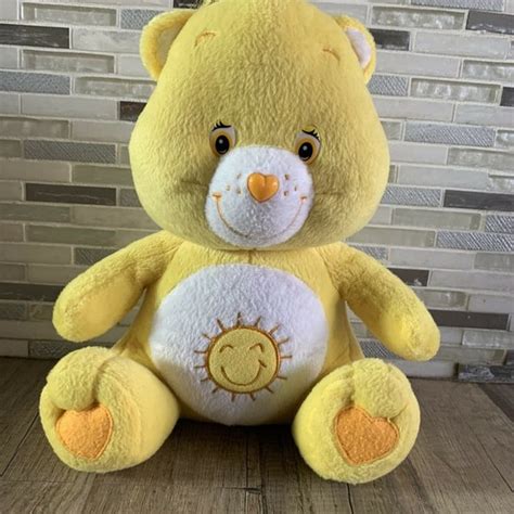 Care Bear Toys Care Bear Yellow Funshine Care Bear Teddy Plush Toy