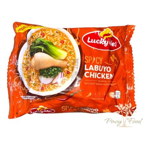 Lucky Me Spicy Labuyo Chicken Flavor Instant Mami Noodles 50g