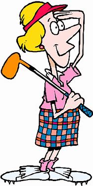 Image result for Woman Golfer Clip Art