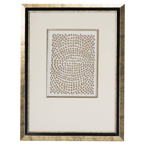 Modern Gold Abstract Paper Framed Wall Art Iii Kathy Kuo Home