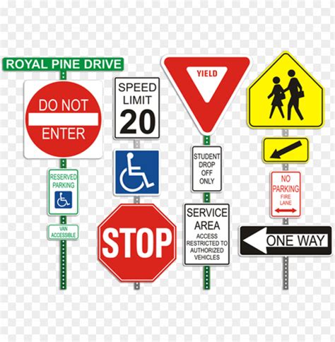 Free Download Hd Png Street Signs Road Signs Traffic Signposts Png