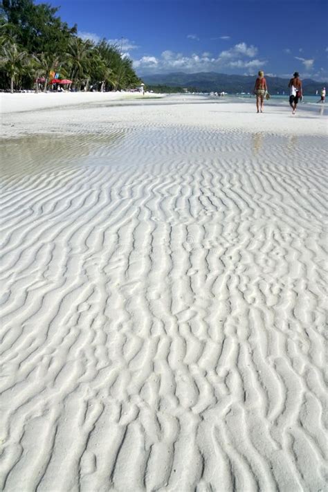 Boracay Island White Beach Tourists Philippines Stock Photo Image Of