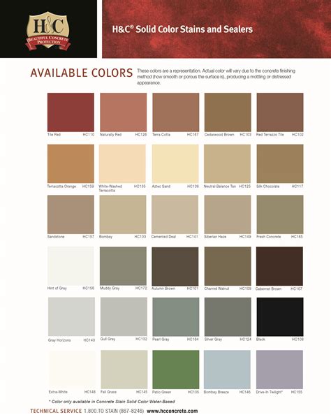 H _ C Solid Color Stain copy – Concrete Texturing