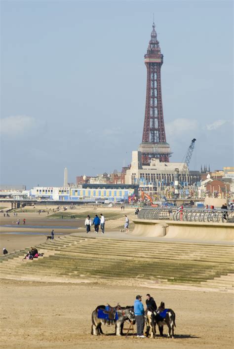 Blackpool is a seaside resort town in the north west of england and britain's favourite beach resort. Free Stock photo of blackpool donkey rides | Photoeverywhere