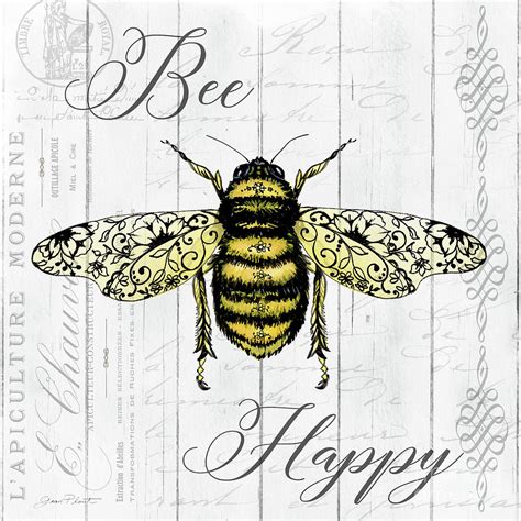 Bee Happy B Digital Art By Jean Plout Fine Art America