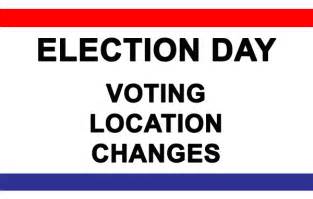 County Center Election Day Voting Location Changes