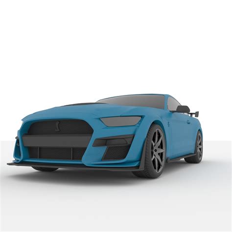 Ford Mustang Shelby Gt500 2020 3d Model For Printstl File3d Printing