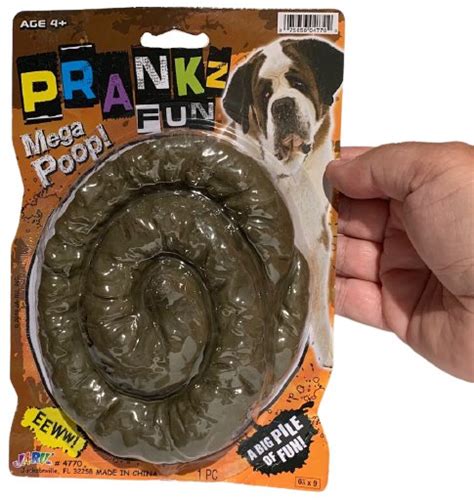 Mega Fake Poo Giant Pile Crap Joke Prank Poop Turd Gag Rubber Dog Jumbo Toy