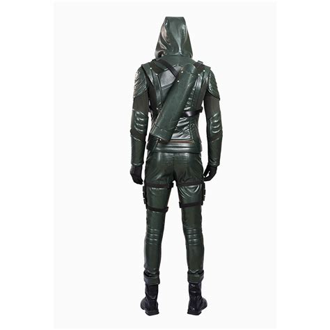 Green Arrow 5 Cosplay Costume Oliver Queen Cloth Wishiny