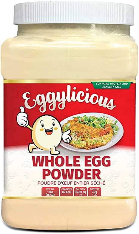 Eggylicious Whole Egg Powder Dried Natural Protein Powder Made From