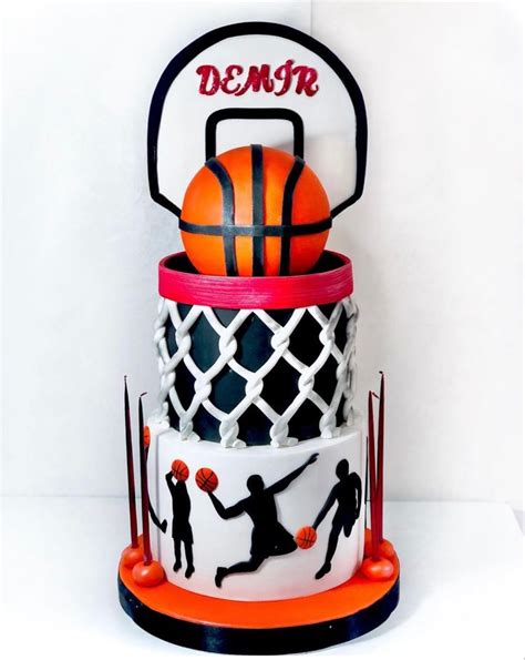 Pin By Lorena Pizarro On Ideas De Inspiración Basketball Birthday Cake Basketball Cake