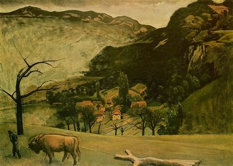 Balthus Large Landscape Painting Landscape Painting