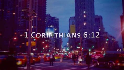 1 Corinthians 612 Holy Bible Niv Youtube