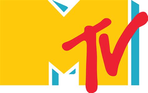 Logotipo Mtv Amarelo Azul E Vermelho Png Transparente Stickpng