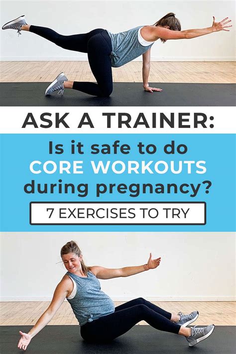 Pregnancy Core Workout Nourish Move Love