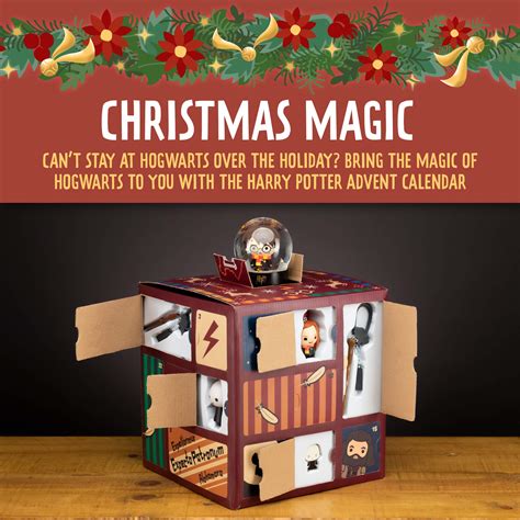 Paladone Harry Potter Advent Calendar Cube With Gifts Christmas