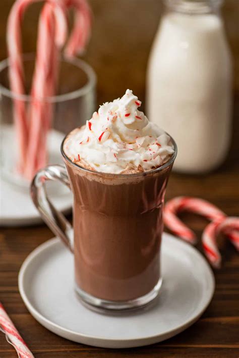 Peppermint Hot Chocolate Baking Mischief