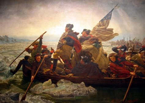 George Washington Crossing The Delaware History Painting Washington