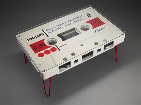 Cassette Tape Crafts Cassette Recorder Coffee Table Size Coffee