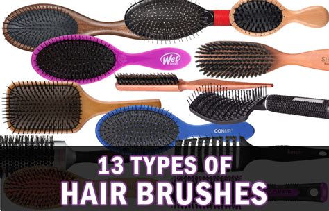 Different Types Of Hair Brushes And Their Uses No Crease Hair Clips By Set Of Rubber No