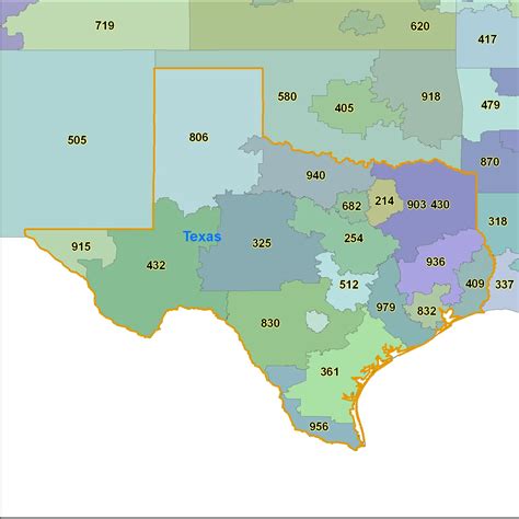 Texas Area Code Maps Texas Telephone Area Code Maps Free Texas Area