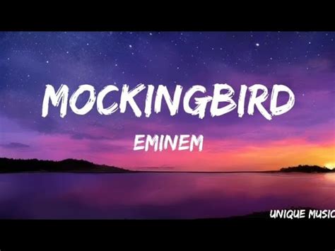 Eminem Mockingbird Lyrics