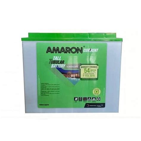 Cr Tt Amaron Current Tall Tubular Battery Ah At Rs In