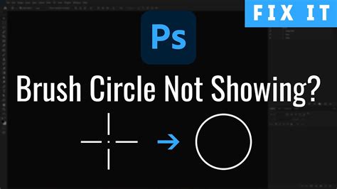 Brush Circle Not Showing In Photoshop Fix It YouTube