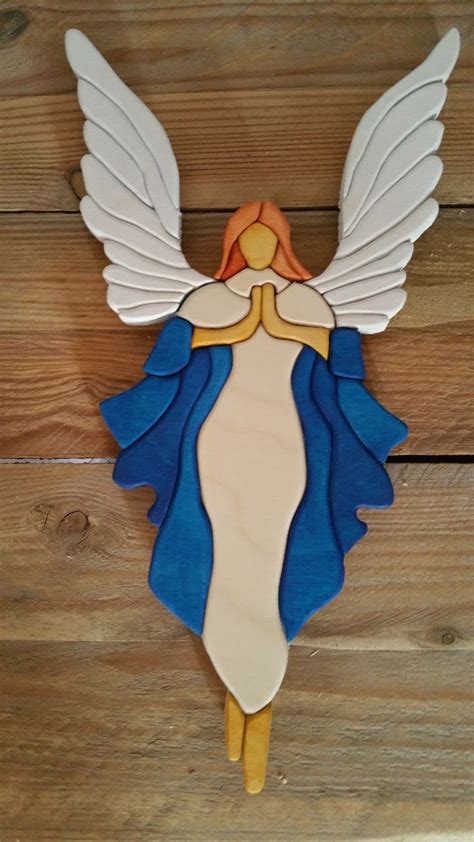 Intarsia Angel Intarsia Wood Intarsia Wood Patterns Stained Glass Angel