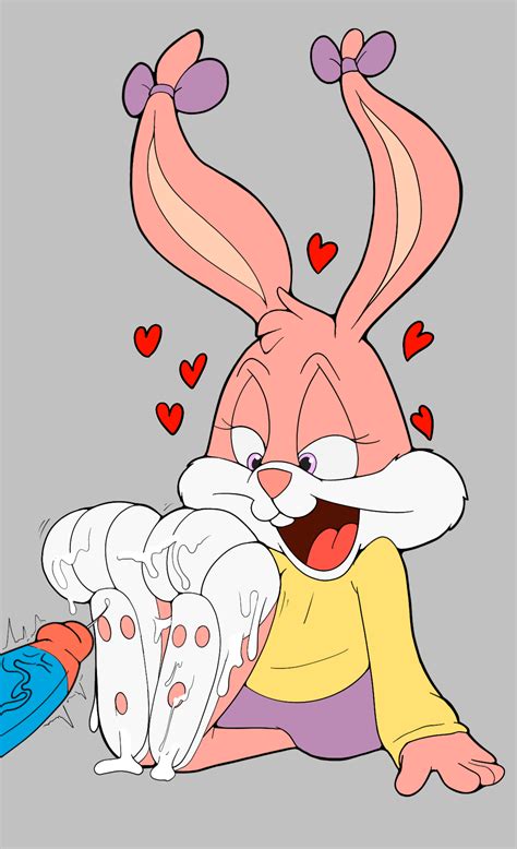 Rule 34 Anthro Babs Bunny Bodily Fluids Buster Bunny Cub Cum Cum On