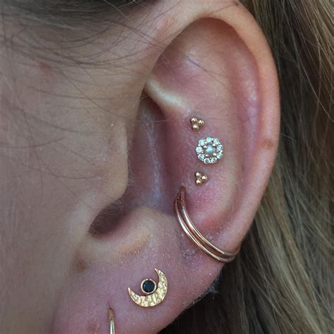 Pin By Myranda Carpenter On Piercings Triple Conch Piercing Earring