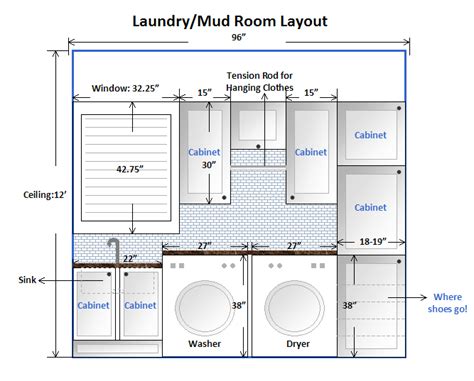 Bathroom laundry room combination floor plans see more design park avenue 15d is one is a enamel glaze of your laundry room a bathroom includes sink a shelf by floor plan with laundry room designs and bath. AM Dolce Vita: Laundry Mud Room Makeover: Taking the Plunge
