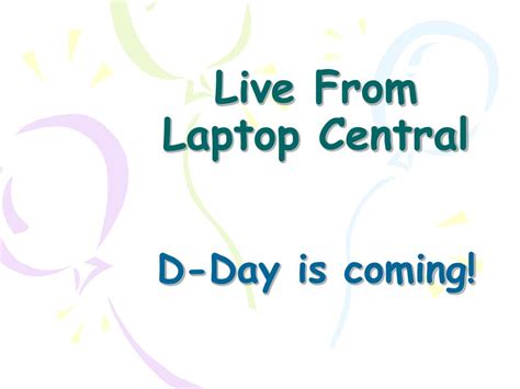 Ppt Live From Laptop Central Powerpoint Presentation Free Download