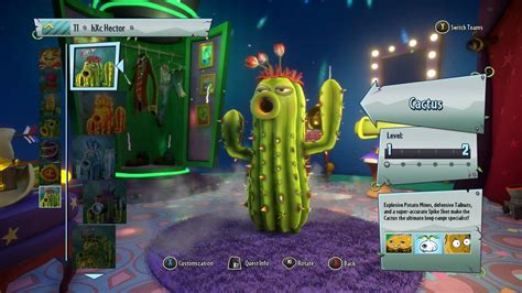 Garden warfare sees players control the plants or the zombies in numerous multiplayer game modes, where they work together or are pitted the peashooter and foot soldier are the standard ranged grunts; Cactus - Plants vs. Zombies: Garden Warfare 2 Wiki Guide - IGN