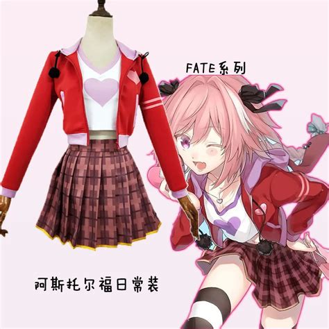 Customized 2018 Anime Fate Grand Order Astolfo Daily Cloth Cosplay