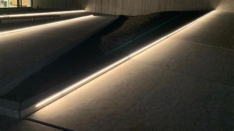 Led Architectural Lighting In Concrete Element