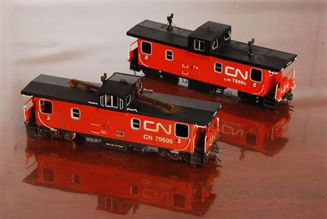 2 Cabooses En Brass Canadien National Model Trains Train Layouts