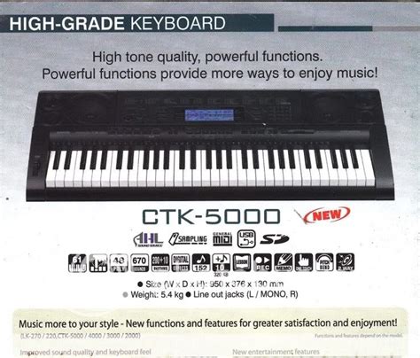 Casio Ctk 5000 Casio Piano Digital