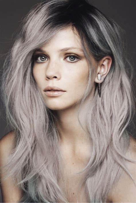 Grey hair, gray hair, silver hair, pastel hair. 50 Shades of Grey Hair Trends and Styles - Ohh My My
